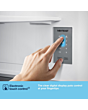 Fridgemaster MQ79395ES 79.4cm 65/35 Total No Frost American Fridge Freezer - Silver