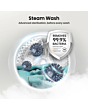 Hisense WF3S1043BB3 10.5Kg 1400 Spin Steam Washing Machine - Black