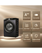 Hisense WF3S1043BB3 10.5Kg 1400 Spin Steam Washing Machine - Black