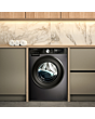 Hisense WF3S1043BB3 10.5Kg 1400 Spin Steam Washing Machine - Black