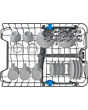 Indesit IN2FD10CS70WUK Slimline Dishwasher 10 Place Settings 8.7L 9 Progams