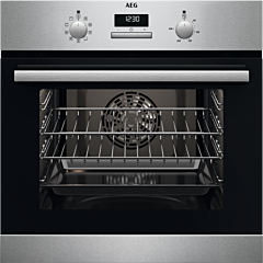 AEG BCX23101EM 59.4Cm Built In Electric Single Oven - Stainless