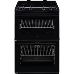 AEG CCX6501ACB Double Oven With Ceramic Top - Black