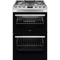 AEG CGX1130ACM 55Cm Gas Cooker - Stainless Steel