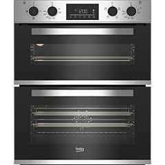 Beko CTFY22309X 59.4Cm Built Under Electric Double Oven - Stainless Steel
