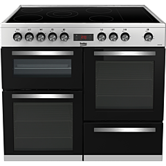 Beko KDVC100X 100Cm Ceramic Range Cooker - Stainless Steel