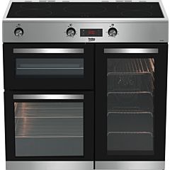Beko KDVI90X 90Cm Induction Range Cooker - Stainless Steel