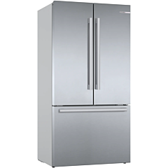 Bosch KFF96PIEP Series 8 French Door Bottom Freezer, Multi Door 183 X 90.5 Cm Brushed Steel Anti-Fingerprint