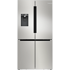Bosch KFI96APEAG Series 6 French Door Bottom Freezer, Multi Door 183 X 90.5 Cm Brushed Steel Anti-Fi