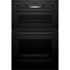Bosch MBA533BB3B Series 4 Built-In Double Oven - Black