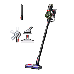 Dyson V8CYCLONENEW Cordless Vacuum - 60 Minutes Run Time - Black/Green