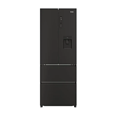 Haier HFR5719EWPB 70Cm French Style Fd 70 Series 5 Multi-Door Fridge Freezer - Slate Black - 444L