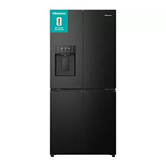 Hisense RQ5P470SYFD Total No Frost American Fridge Freezer - Black