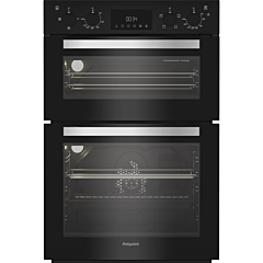 Hotpoint Dih 10D B Built In Electric Fan Double Oven - Black