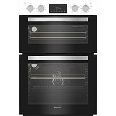 Hotpoint Dih 10D W Built In Electric Fan Double Oven - White