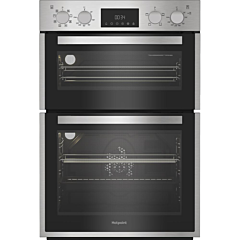 Hotpoint DIH82DIX DIH82DIX 59.4cm Built In Electric Double Oven - Stainless Steel