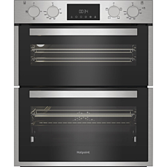 Hotpoint DUH12D1IX Built Under Electric Fan Oven 48L / 38L - Stainless Steel with Telescopic Shelf
