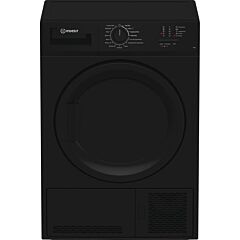 Indesit CYDC82BBGLUK Dryer 8Kg Condenser Sensor Dry Black 15 Cycles