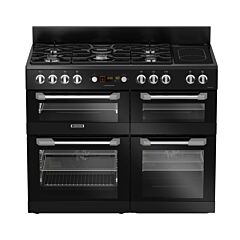 Leisure CS110F722K 110Cm Dual Fuel Range Cooker - Black