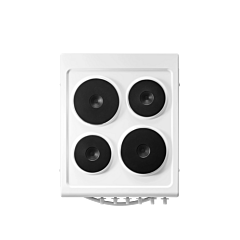 Midea MFO20DME4H109WH MFO20DME4H109-WH 50cm Single Oven Electric Cooker with Solid Plate Hob - White