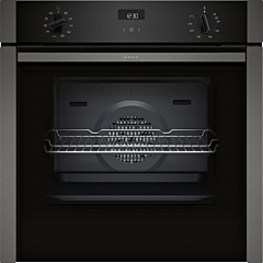 Neff B3ACE4AG3B 59.4Cm Built In Electric Single Oven - Graphite Grey