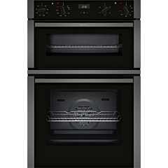 Neff U1ACE2AG3B 59.4Cm Built In Electric Double Oven - Graphite Grey