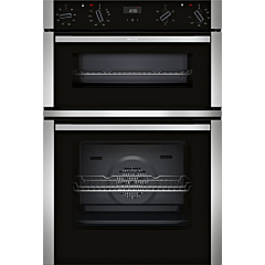 Neff U1ACE2AN3B 59.4Cm Built In Electric Double Oven - Stainless Steel