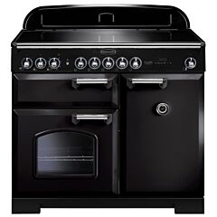 Rangemaster CDL100EIBL/C 100 Cm Electric Induction Classic Deluxe - With Chrome Trim