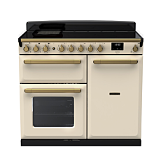 Rangemaster ESDL100EIPPCR/AB1 100Cm Range Cooker Induction Brass Trim