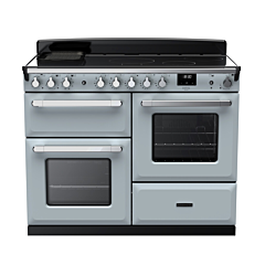 Rangemaster ESDLO110EIPMSB/CM1 Estel Deluxe 110 Induction Misty Blue With Chrome Trim