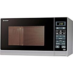 Sharp R372SLM 25 Litre Solo Microwave - Silver