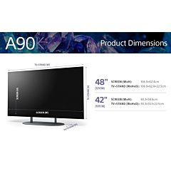 Sony XR48A90KU 48" 4K Oled Ultra HD Hdr Google TV