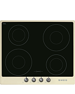 Smeg SI964PM Retro Style 4 Ring Induction Hob Hard Wired With Cream Frame