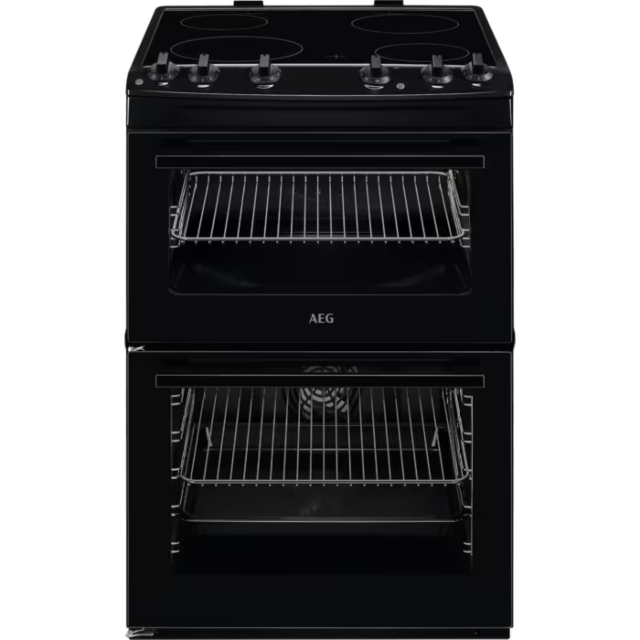 AEG CCX6501ACB Double Oven With Ceramic Top - Black