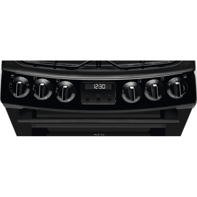 AEG CGX1130ACB 55Cm Gas Cooker - Black