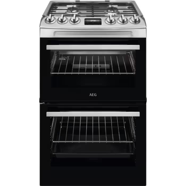 AEG CGX1130ACM 55Cm Gas Cooker - Stainless Steel