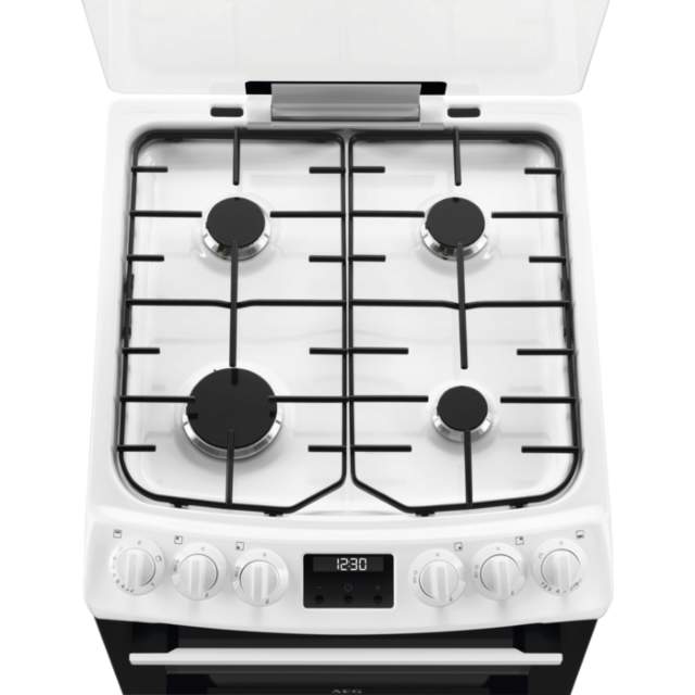 AEG CGX1130ACW 55Cm Gas Cooker - White