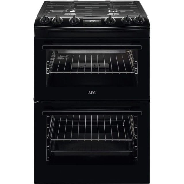 AEG CGX6130ACB 60Cm Double Gas Cooker