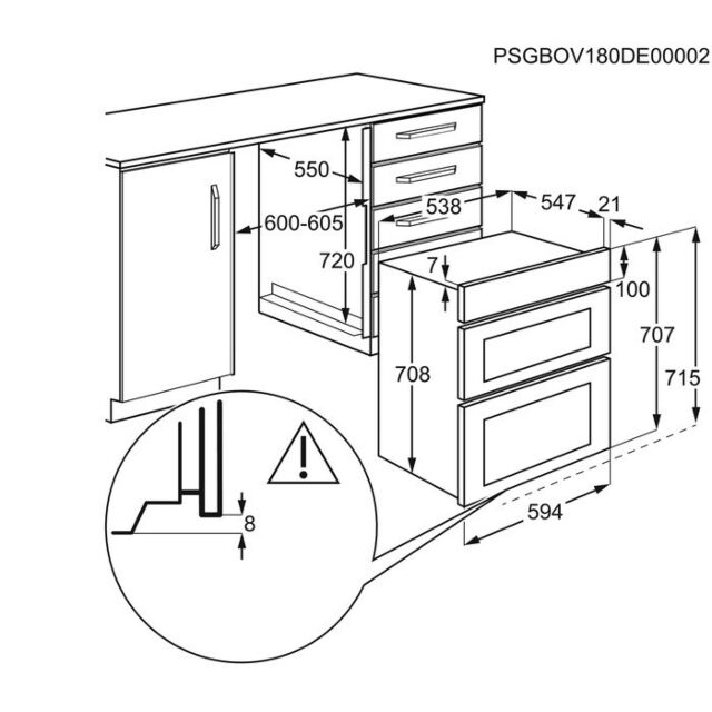 AEG DUB535060M 6000 Surroundcook Catalytic Built-Under Oven