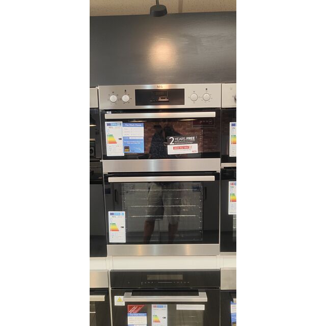 AEG EX-DEX33111EM-SP Built In Electric Double Oven - Stainless Steel