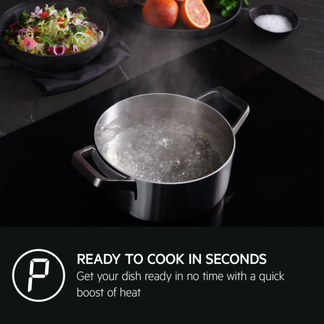 AEG SO84IA00FB 78cm Induction Hob - Black