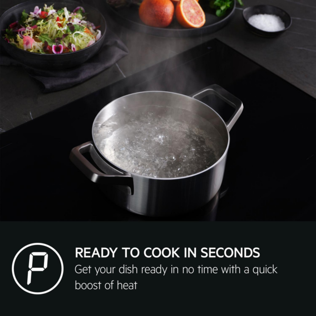 AEG TN64IA00XB Induction Hob With Trim - Hard Wired