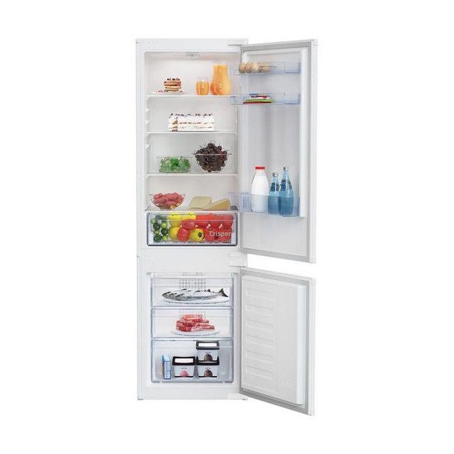 Beko BCFD473 178Cm 70/30 Integrated Frost Free Fridge Freezer With Sliding Door Hinge -