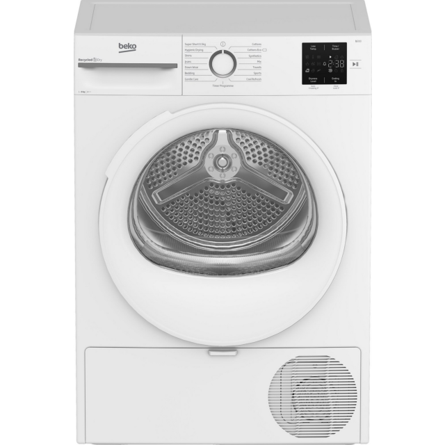 Beko BMN3T3823W 8Kg Heat Pump Tumble Dryer - White