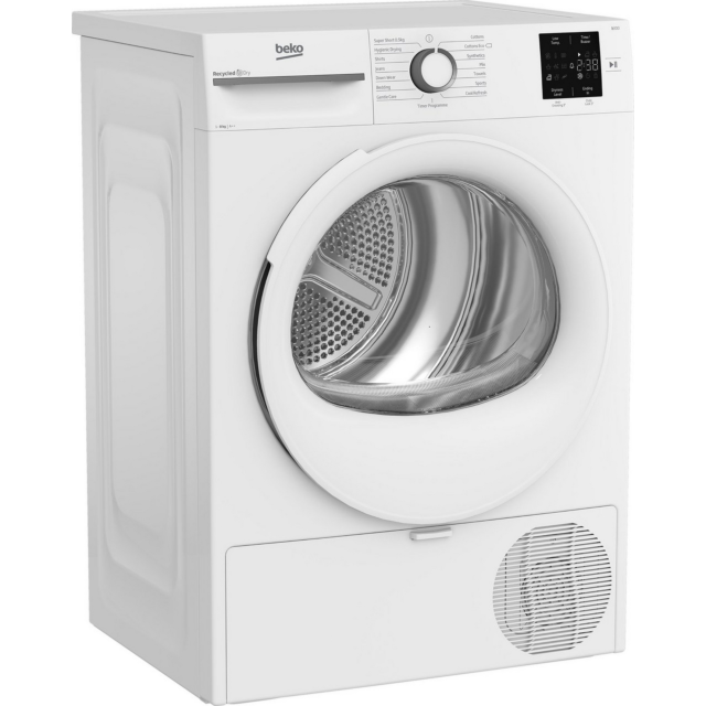 Beko BMN3T3823W 8Kg Heat Pump Tumble Dryer - White