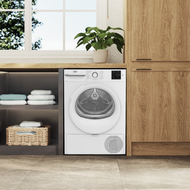 Beko BMN3T3823W 8Kg Heat Pump Tumble Dryer - White