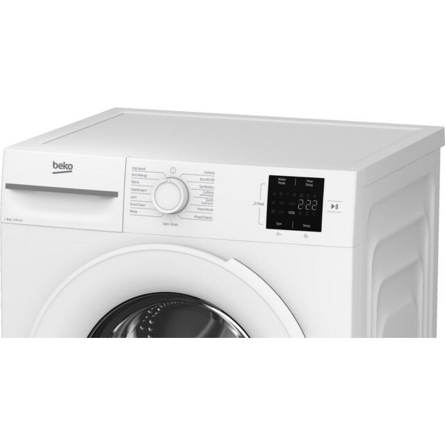 Beko BMN3WT3821W 8Kg 1200 Spin Washing Machine - White