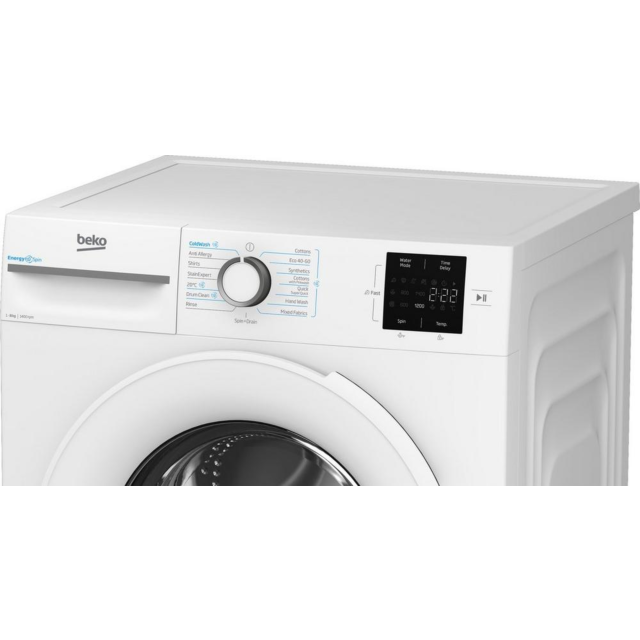 Beko BMN3WT3841W 8Kg 1400 Spin Washing Machine - White