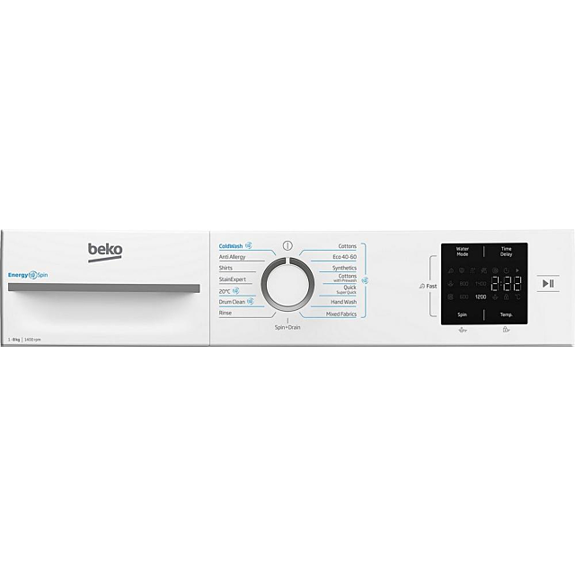 Beko BMN3WT3841W 8Kg 1400 Spin Washing Machine - White