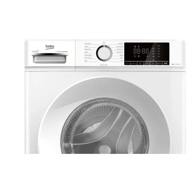 Beko BWC8121W Freestanding 8Kg 1200Rpm Washing Machine - White